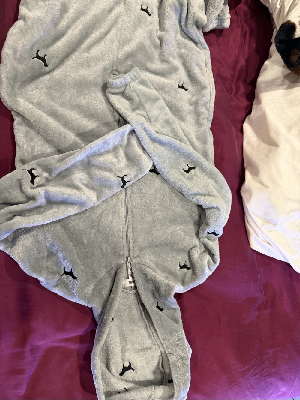 Pink brand onesie